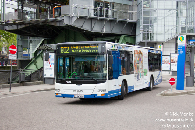 Foto van WSW MAN Lion's City 609 Standaardbus door Busentrein