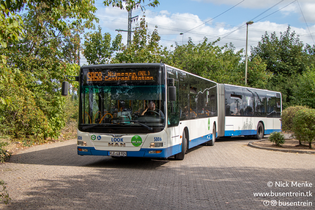 Foto van NIAG MAN Lion's City G 5806 Gelede bus door Busentrein
