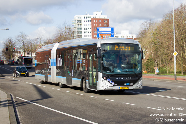 Foto van QBZ Heuliez GX437 ELEC 7418 Gelede bus door Busentrein