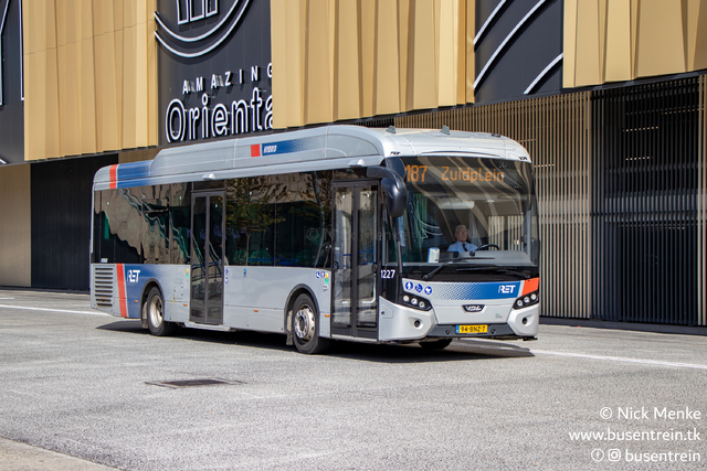 Foto van RET VDL Citea SLE-120 Hybrid 1227 Standaardbus door_gemaakt Busentrein