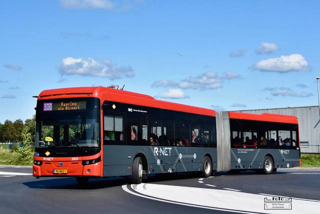 Foto van CXX Ebusco 2.2 (18mtr) 9801 Gelede bus door_gemaakt SieBus