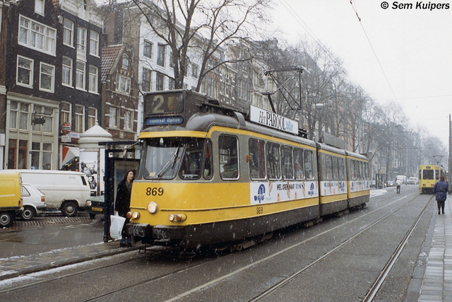 Foto van GVB 1G-Tram 569 Tram door RW2014