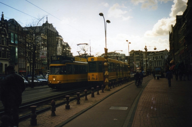 Foto van GVB 6G-Tram 683 Tram door Roel1953