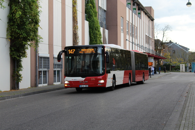 Foto van ASEAG MAN Lion's City GL 315 Gelede bus door bartjem