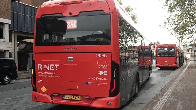 Foto van CXX Ebusco 2.2 (18mtr) 9808 Gelede bus door Rotterdamseovspotter