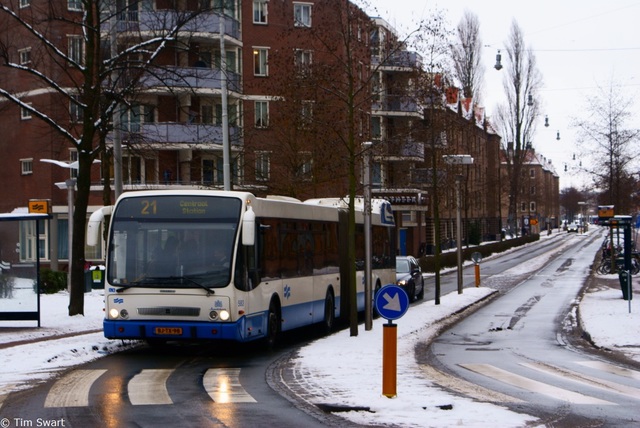 Foto van GVB Berkhof Jonckheer G 583 Gelede bus door tsov