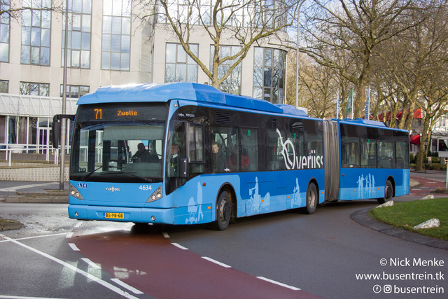 Foto van OVinIJ Van Hool AG300 4634 Gelede bus door_gemaakt Busentrein