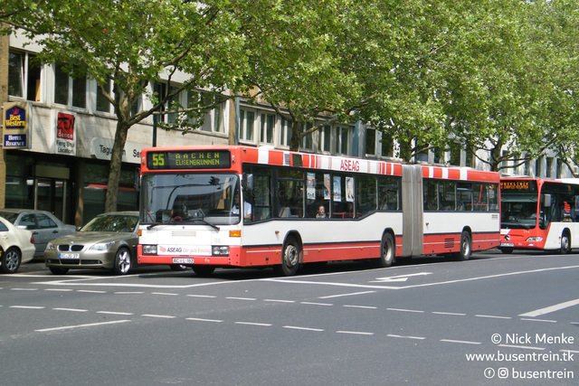 Foto van ASEAG Mercedes-Benz O405 GN 886 Gelede bus door_gemaakt Busentrein