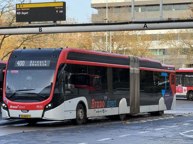 Foto van HER VDL Citea SLFA-181 Electric 9533 Gelede bus door Stadsbus