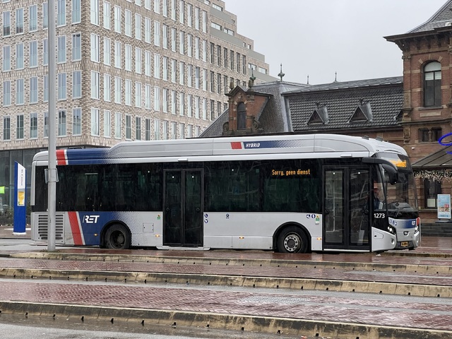 Foto van RET VDL Citea SLE-120 Hybrid 1273 Standaardbus door Stadsbus