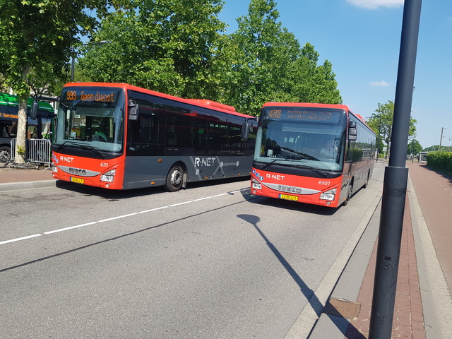 Foto van QBZ Iveco Crossway LE (13mtr) 6307 Standaardbus door treinspotter-Dordrecht-zuid