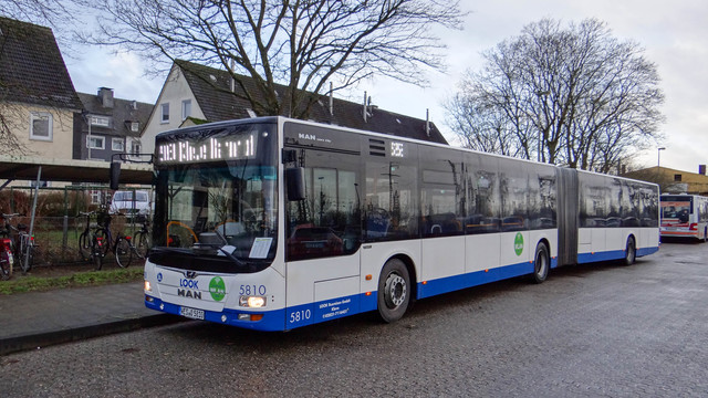 Foto van NIAG MAN Lion's City GL 5810 Gelede bus door_gemaakt OVdoorNederland