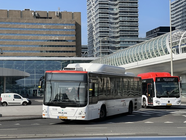 Foto van HTM MAN Lion's City CNG 1038 Standaardbus door Stadsbus