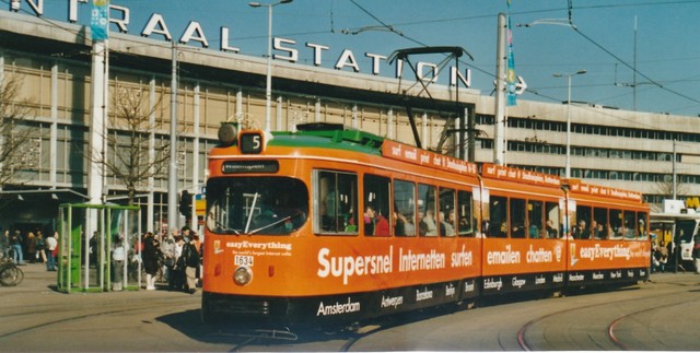 Foto van RET Rotterdamse Düwag GT8 1634 Tram door JanWillem