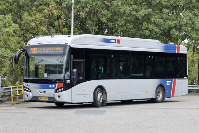 Foto van RET VDL Citea SLE-120 Hybrid 1272 Standaardbus door CakiMedia