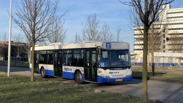 Foto van GVB Scania OmniCity 334 Standaardbus door Stadsbus