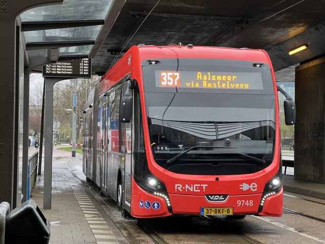 Foto van CXX VDL Citea SLFA-181 Electric 9748 Gelede bus door_gemaakt Stadsbus