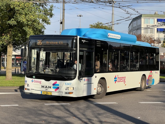 Foto van HER MAN Lion's City CNG 5347 Standaardbus door Stadsbus