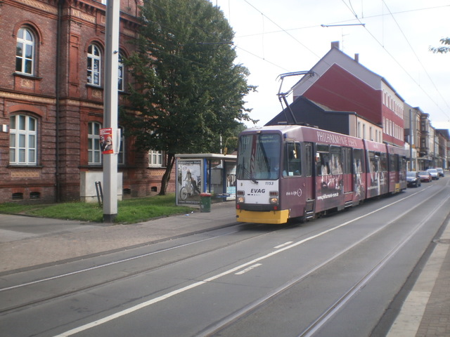 Foto van RBN Stadtbahnwagen M/N 8 1153 Tram door_gemaakt Perzik