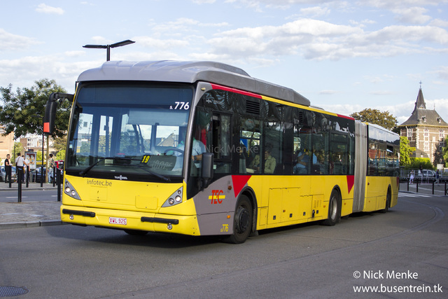 Foto van TEC Van Hool AG300 5776 Gelede bus door_gemaakt Busentrein