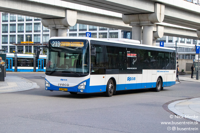 Foto van GVB Iveco Crossway LE (13mtr) 433 Standaardbus door Busentrein