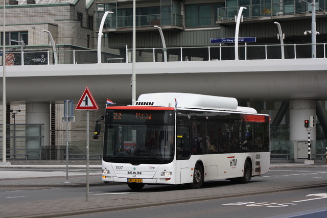 Foto van HTM MAN Lion's City CNG 1107 Standaardbus door Tramspoor