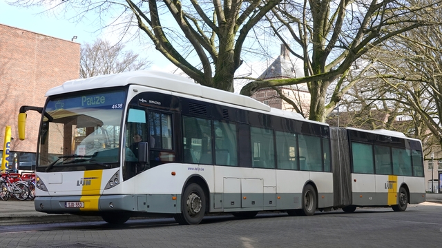 Foto van DeLijn Van Hool AG300 4638 Gelede bus door_gemaakt WDK6761G1