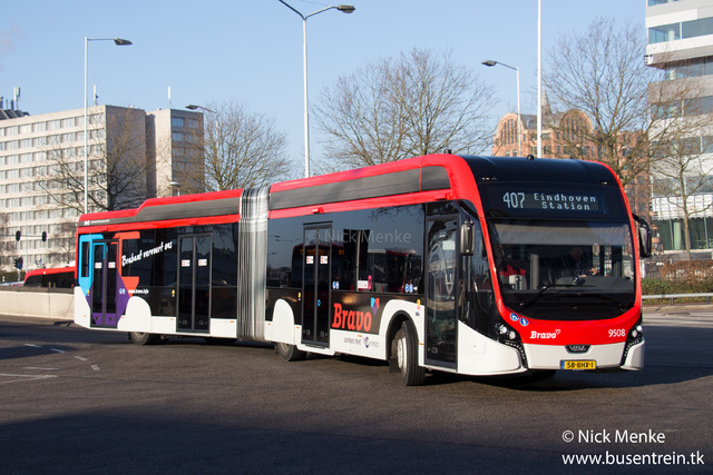 Foto van HER VDL Citea SLFA-181 Electric 9508 Gelede bus door Busentrein
