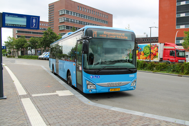 Foto van OVinIJ Iveco Crossway LE (12mtr) 5503 Standaardbus door_gemaakt Bussenentreinenrondzwolle