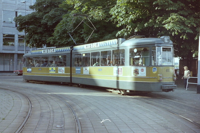 Foto van RET Düwag GT6 610 Tram door JanWillem