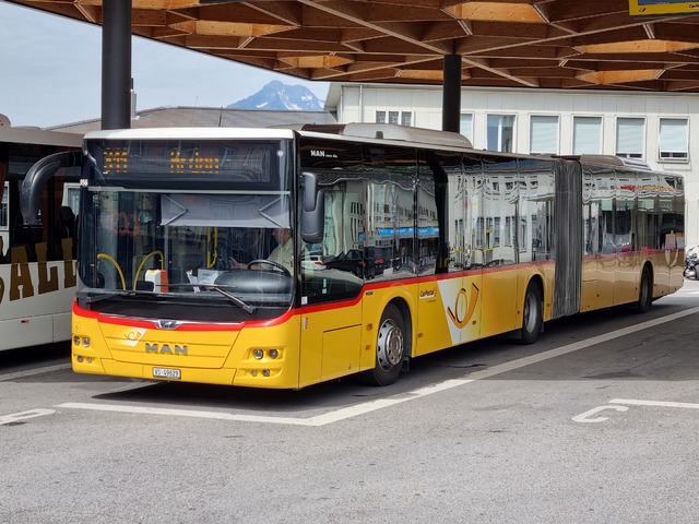 Foto van Postauto MAN Lion's City G 10956 Gelede bus door_gemaakt wyke2207