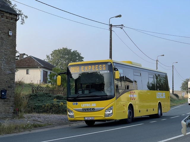 Foto van TEC Iveco Crossway PRO 420903 Semi-touringcar door_gemaakt Stadsbus
