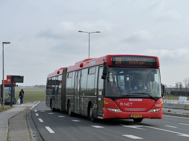Foto van EBS Scania OmniLink G 1001 Gelede bus door_gemaakt Stadsbus