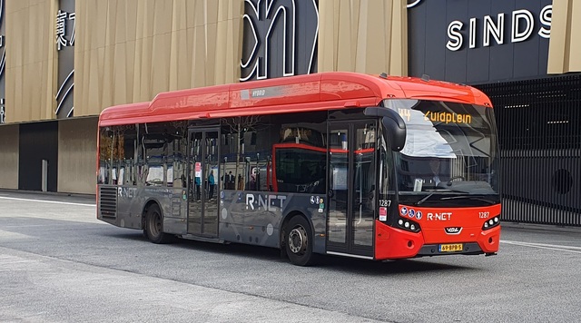 Foto van RET VDL Citea SLE-120 Hybrid 1287 Standaardbus door Busseninportland