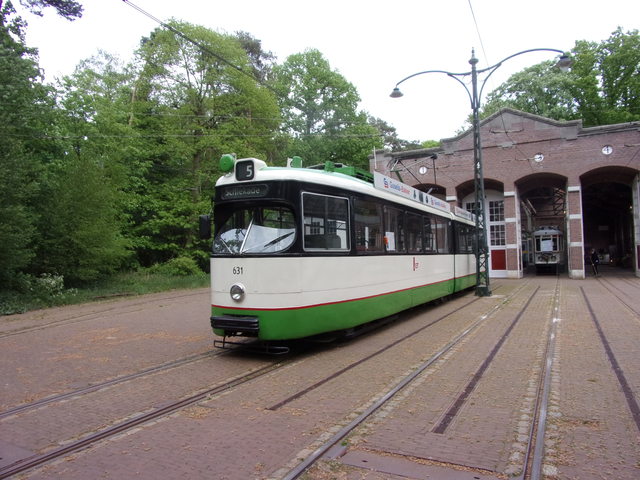 Foto van NOM Düwag GT6 631 Tram door Lijn45