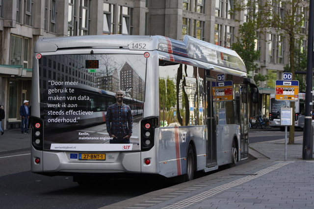 Foto van RET VDL Citea SLF-120 Electric 1452 Standaardbus door_gemaakt Tramspoor