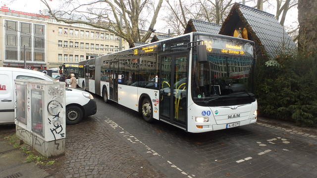 Foto van KVB MAN Lion's City G 179 Gelede bus door_gemaakt Perzik