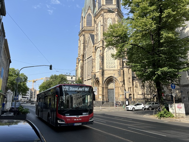 Foto van Rheinbahn MAN Lion's City 12C 7111 Standaardbus door_gemaakt Stadsbus