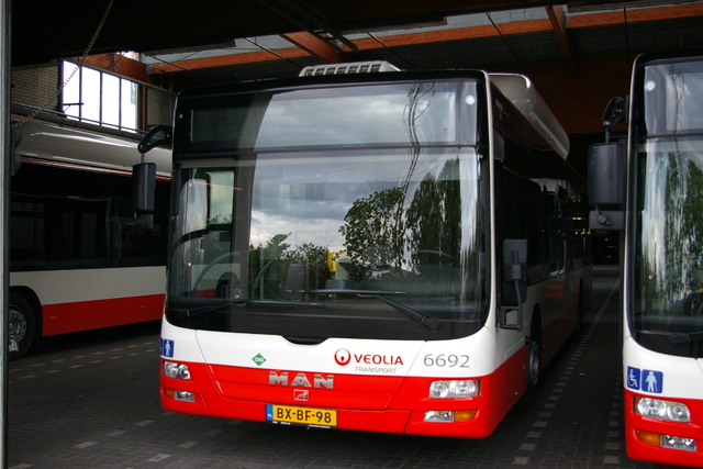 Foto van VEO MAN Lion's City CNG 6692 Standaardbus door wyke2207