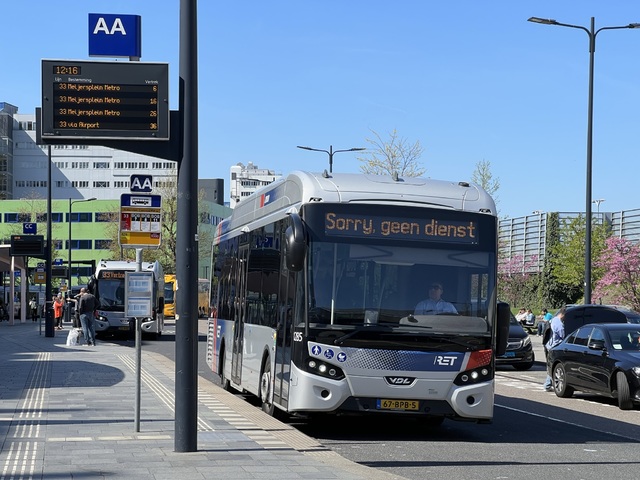 Foto van RET VDL Citea SLE-120 Hybrid 1285 Standaardbus door Stadsbus