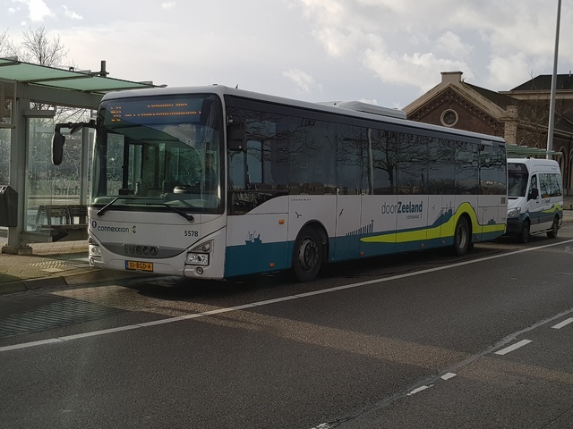 Foto van CXX Iveco Crossway LE (13mtr) 5578 Standaardbus door_gemaakt treinspotter-Dordrecht-zuid
