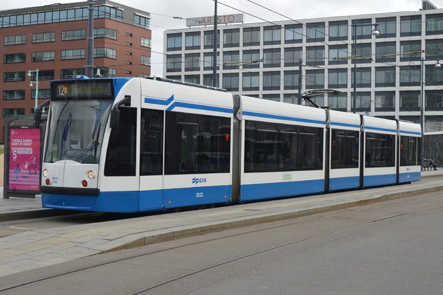 Foto van GVB Siemens Combino 2022 Tram door wyke2207