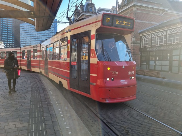Foto van HTM GTL8 3124 Tram door Tramspoor