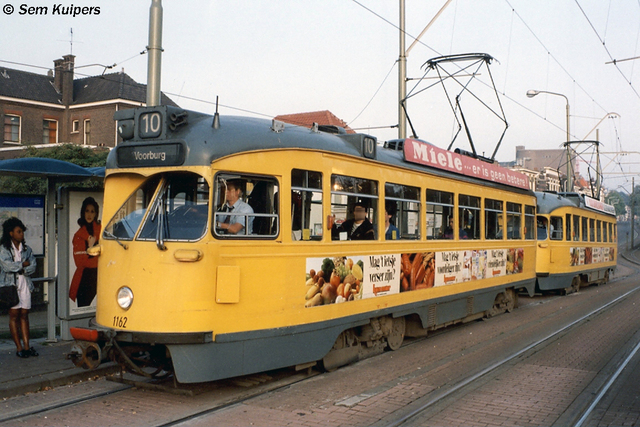 Foto van HTM Haagse PCC 1162 Tram door_gemaakt RW2014