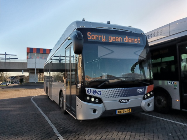 Foto van RET VDL Citea SLE-120 Hybrid 1241 Standaardbus door_gemaakt Sneltram