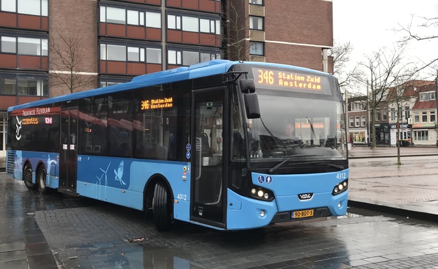 Foto van CXX VDL Citea XLE-145 4312 Standaardbus door OVRegioRotterdam