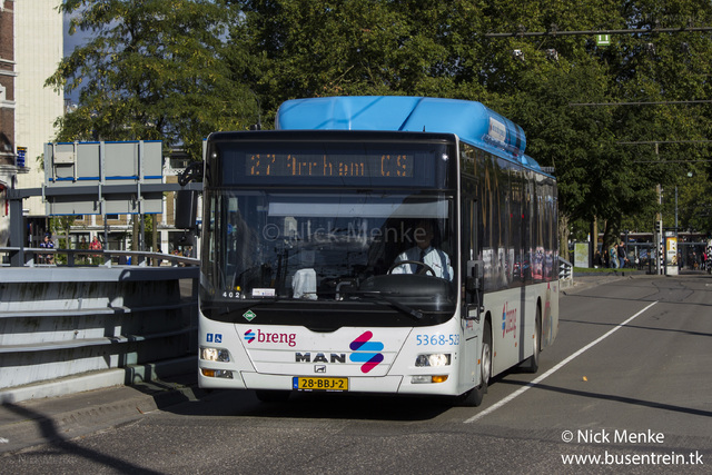 Foto van HER MAN Lion's City CNG 5368 Standaardbus door Busentrein