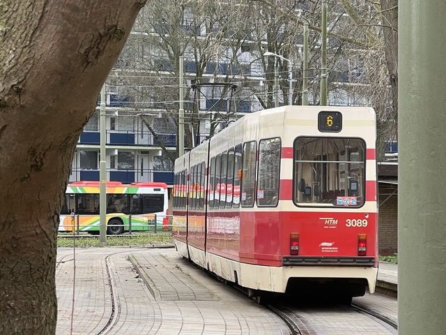 Foto van HTM GTL8 3089 Tram door Stadsbus