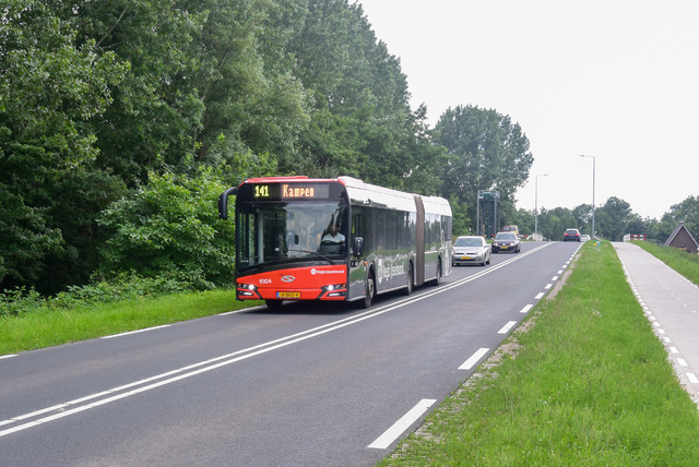 Foto van OVinIJ Solaris Urbino 18 9304 Gelede bus door NLRail