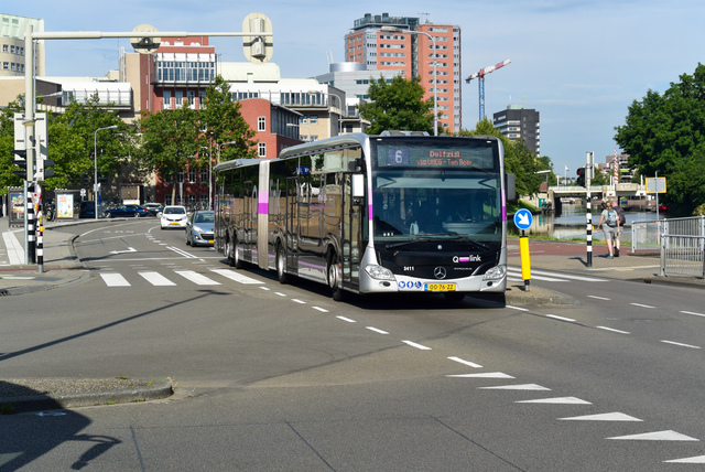 Foto van QBZ Mercedes-Benz CapaCity 3411 Gelede bus door_gemaakt NLRail